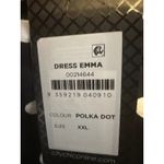 City Chic Emma Plus Size Black Polka Dot Cold Shoulder Ruffle Dress XXL / 24 NEW Photo 5