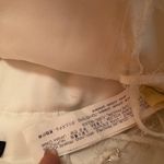 ZARA  White Fringe Crop Top Size Medium. E52 Photo 3