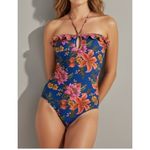 Farm Rio  Summer Fruit One Piece Swim, Blue, Medium Photo 3