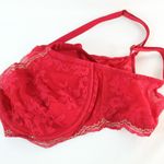 Victoria's Secret Victoria’s Secret Red Lace Dream Angels Push-Up Without Padding Bra Size 36DDD Photo 2