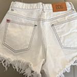 BDG Urban Outfitters‎  Pitched Waist White Denim Shorts Size 27 raw hem Photo 6