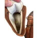 Tano Italian Made Womens Brown Leather Lace Photo 10