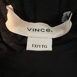 Vince  Black Wide Leg Trousers Pant Plus Size 1X Wool Blend Pleated Pull On Photo 2