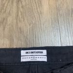 One Teaspoon NWT High Waist Freebird Zipper Hem Skinny Jean Black Oak Size 27 Photo 4