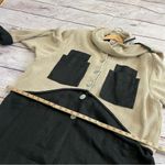 Sheppards Linnen Vintage Layered Langenlook Linen Jacket One Size Beige Black Photo 5