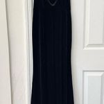 Jenny Yoo  Collection NWT Black Velvet Sullivan Dress Maxi Bridesmaid Gown 4 Photo 2