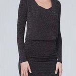 White House | Black Market Sparkly Knit Blouson Mini Dress Size 4 Nwt Photo 0