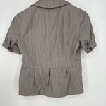 Banana Republic  Wool Gray Blazer Jacket Blouse-Skirt Top Wmn's 0 Wool-Silk y2k Photo 5