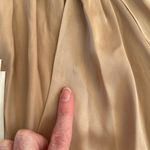 L'Agence  V Neck Blouse Kaili Size M Beige Photo 4