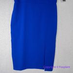 New! Aidan Mattox royal blue‎ strapless ruffle top, US size 14 Blue Photo 6