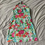 CHAPS Floral Halter Dress Photo 0