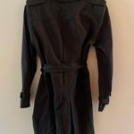 Giacca Women’s Black Trench Coat Size L Photo 1