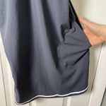 Vuori Grey White Stripe Stretch Volley Athletic Mini Tennis Dress XL Azure Photo 3