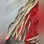 Unique Vintage VTG 1960's 70's Woodstock Fringe Vest RARE Rock Hippie Stars Patriotic Red Blue Photo 4