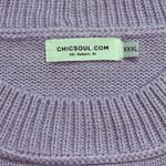 Chicsoul color block Sweater size 3xl Purple Photo 2