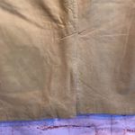 lime green leather pencil skirt 4 silk lining Max Mara pockets straight Photo 7