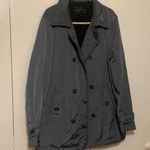Banana Republic  Women’s Rain Coat Dark Grey Heather Grey Size Medium Photo 0