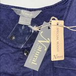 Natural Reflections NWT Size XL Blue Stonewash One Piece Crop Jumpsuit Photo 3