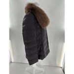 Brunello Cucinelli  Coat Jacket Women’s Size 42 Puffer Down Fox Fur Collar Luxury Photo 4