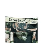 Liberty Love Black Floral Lace Cold Shoulder Top Blouse Size L Photo 2