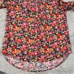 Sundance  Women’s Floral Button Down Shirt Longsleeve Lightweight Multicolor L Photo 3