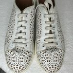 Alaia Size 9 White Tan Laser Cut
Leather Lace Photo 9