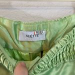 ALIÉTTE Green Silk Pants size 2 Photo 2