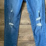 Levi's 26 720 High Rise Super Skinny Medium Wash Distressed Jeans Photo 2