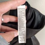 Spanx Black Faux Leather Moto Leggings Shaping Stretch 20136R Women's Medium Photo 4