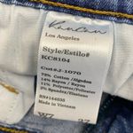 KanCan Mid Rise Distressed Destroyed Ripped Stretch Skinny Jeans: Medium Wash Blue Size 27 Photo 9