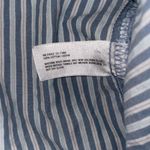 Gap  Body blue pinstripe long sleeve button down sleep shirt Photo 3