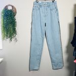 Good American NEW  Blue Good Boy Straight Jeans Equestrian Side Slit Size 2 | 26 Photo 2