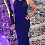 Lulus Lulu’s Black Long Mermaid Dress size S Photo 3