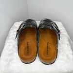 Rose In Good Faith Dark Cowboy Mule Black Leather Size 39 NWOT Photo 2