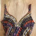 Vintage Italian One Piece Paisley Bathing Suit Rose Marie Reid Size 14 Photo 1