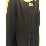 Danny & Nicole Black Dress Sleeveless Party Cocktail Flounce Hem Size 8 Photo 1