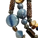 ✨ Kyanite & Mixed Stone Eyeglass Chain / Lanyard – Artisan Beads Blue Photo 3