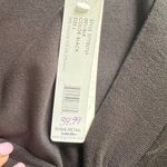 August Silk  Large Womens Ruched Silk Blend Sleeveless Top Black Stretch Career Photo 2