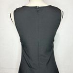 YA Los Angeles  Black Front Fringe A-Line Dress Sz M Photo 6