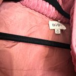BIBI corduroy pink puffer vest full zip size XL outdoors casual Photo 1