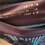 Under Armour  Heatgear Women capri Leggings Sports Running blue compression Sz L Photo 2