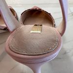 Louise et Cie Lo-Kota Pink Snakeprint Leather Ankle Strap Heels Photo 17