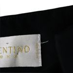 Valentino Garavani VALENTINO Roma Black Silk Tiered Ruffle Lace Trim Cocktail Dress IT 40 US 4/6 Photo 5