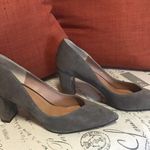 Suede Taupe Pointed Japanese Designer Heels Size 7 Photo 1