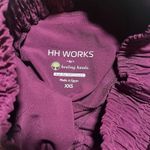 HH Works By Healing Hands Woman's XXS Maroon Scrub Pants‎ Pockets Photo 12
