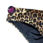 Smart & Sexy  Swim Leopard Ruched Back Sexy Cheeky Swim Bikini Bottom Size L Photo 1