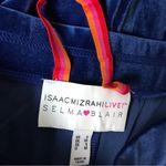 Issac Mizrahi Selma Blair Bright Blue Velour Pants Size M Photo 7