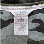 Lucky Brand Super Soft Camo Short Cuff Sleeve Lounge Top ~ Women's Size LARGE Photo 5