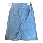 Nine West New Light Blue Denim Pencil Skirt Size 4 Photo 1