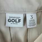 Chico's  Zenergy Golf Light Tan High Rise Lightweight Capri Golf Pants Size XL Photo 5
